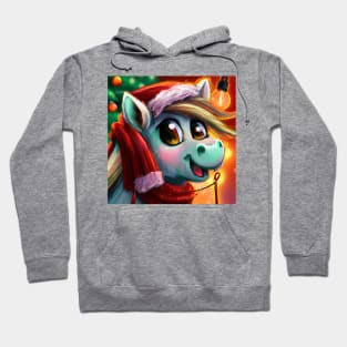 Cute Horse Drawing Hoodie